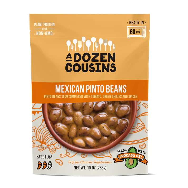 A Dozen Cousins Mexican Pinto Beans - 10 oz