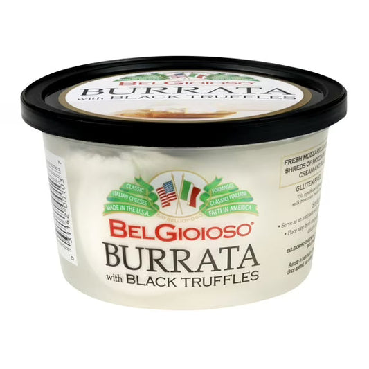 BelGioioso Burrata with Black Truffles, 8 oz
