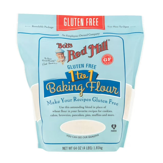 Bob's Red Mill Gluten Free 1-to-1 Baking Flour, 64 oz