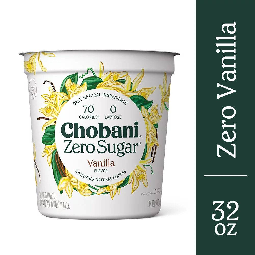 Chobani® Zero Sugar* Vanilla 32oz