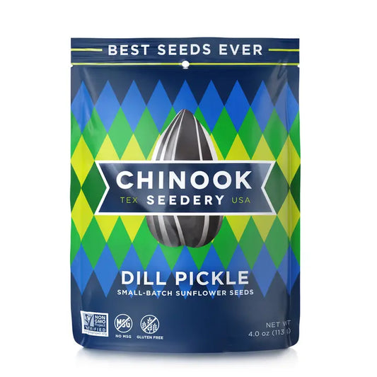 Chinook Seedery - Dill Pickle Sunflower Seeds | 4oz Packs | Keto Snacks