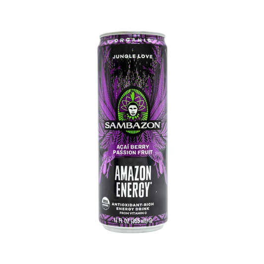 Sambazon Amazon Energy Drink Açaí Passion Fruit 12 oz