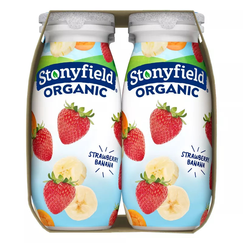 Stonyfield Organic Kids' Real Fruits & Veggie Yogurt Smoothies - 6pk/3.1 fl oz bottles