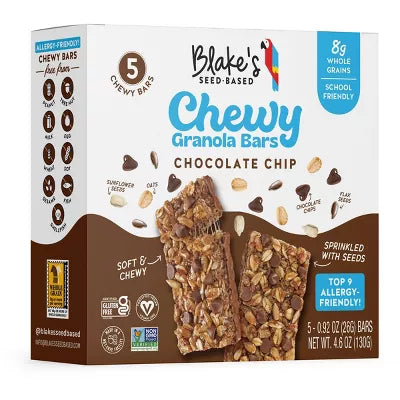 Blake's Seed Based Chocolate Chip Chewy Bar