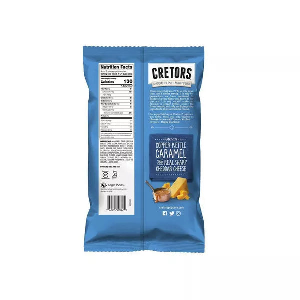 G.H. Cretors Cheese & Caramel Handcrafted Popcorn - 7.5