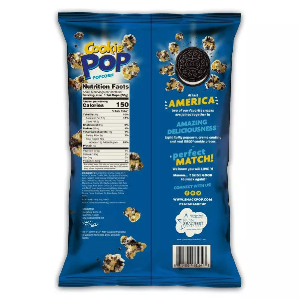 Cookie Pop Popcorn Oreo 5.25oz