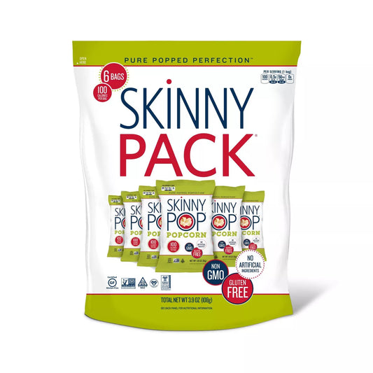 SkinnyPop Original Popcorn Skinny Pack - 6ct - 100cal