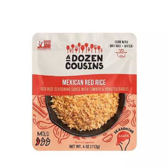 A Dozen Cousins 4 oz Mexican Red Rice Seasoning Sauce