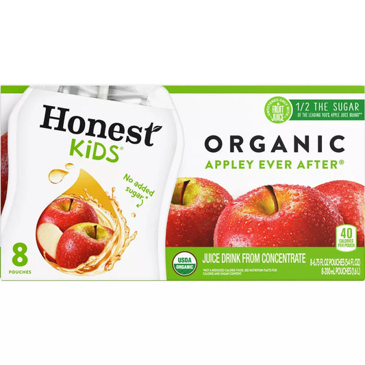 Honest Kids Appley Ever After Organic Juice Drinks 8 ct, 6.75 fl oz