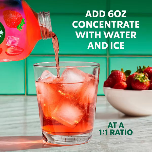 Starbucks Refreshers Strawberry Acai Concentrate, 32 fl oz