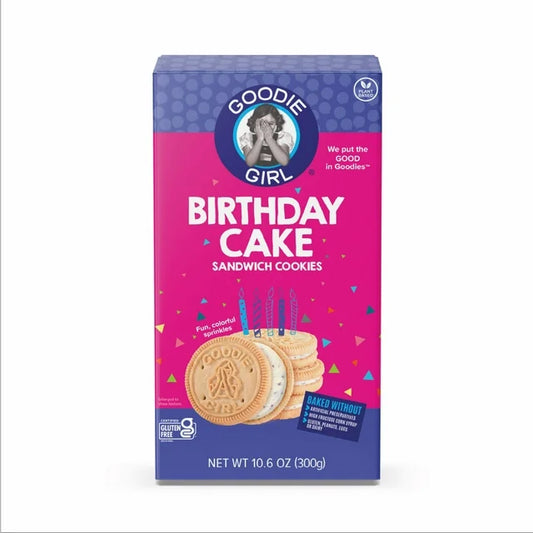 Goodie Girl Birthday Cake Sandwich Cookies 10.6oz