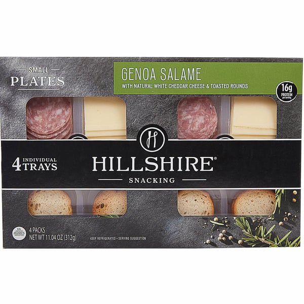 Hillshire Cheese & Salame Small Plates 4 ct, 2.76 oz