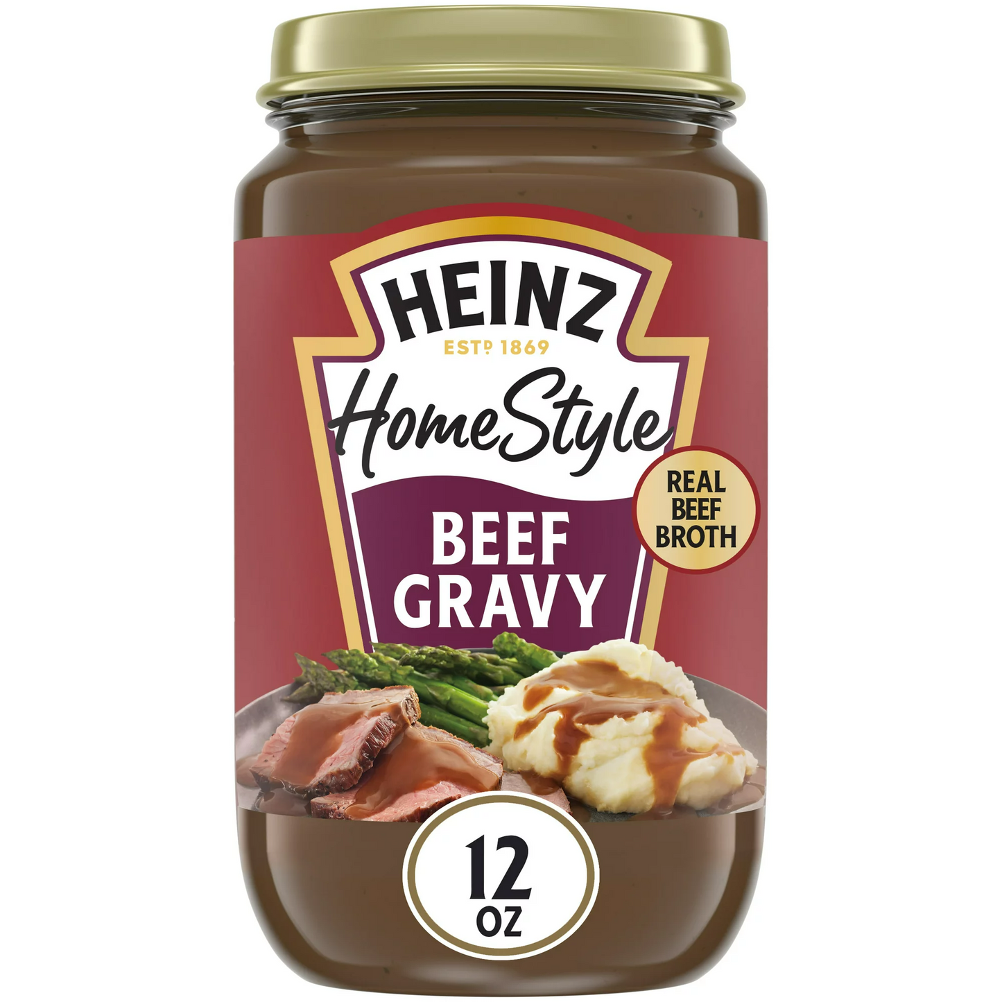 Heinz HomeStyle Beef Gravy, 12 oz Jar