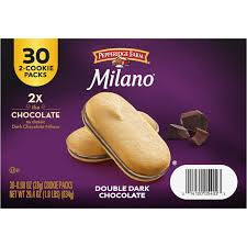 Milano Double Dark Chocolate 30 2-Cookie Packs