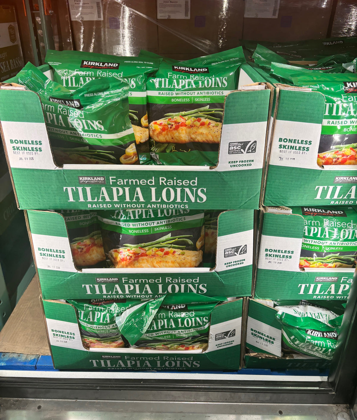 Kirkland Signature Tilapia Loins, 3 lbs