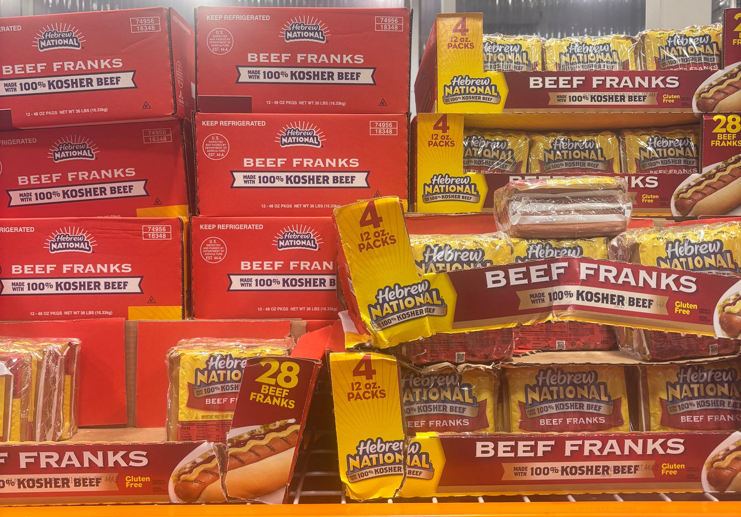 Hebrew National Kosher Beef Franks 4 ct, 12 oz