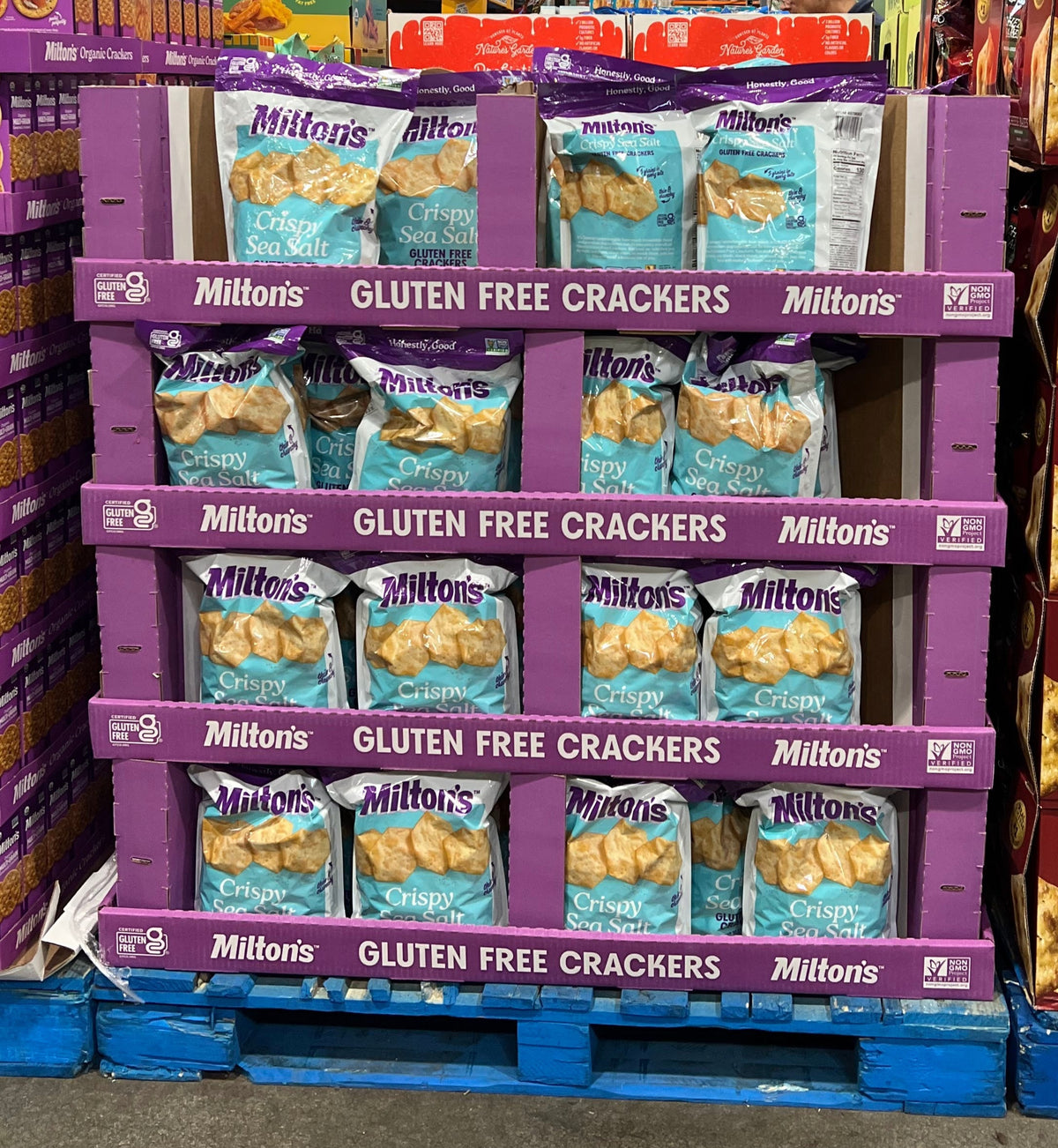 Milton's Gluten Free Crispy Sea Salt Baked Crackers, 20 oz