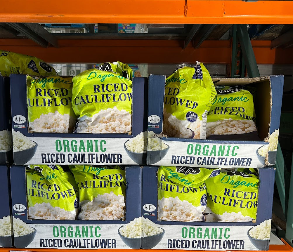 Via Emilia Organic Riced Cauliflower 4 ct, 16 oz