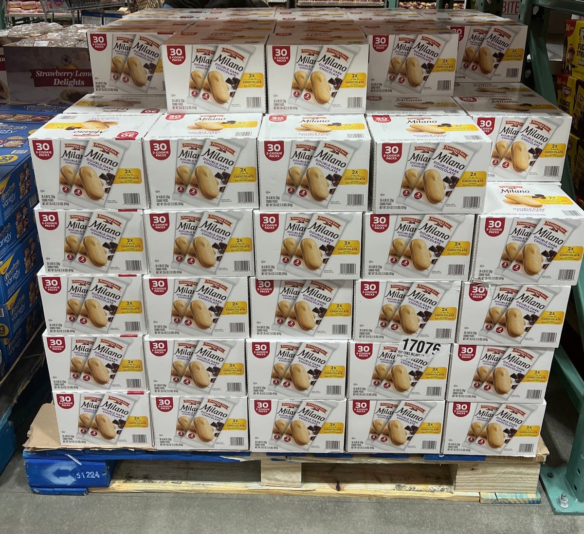 Pepperidge Farms Milano Double Dark Chocolate Cookies 30 ct, .98 oz