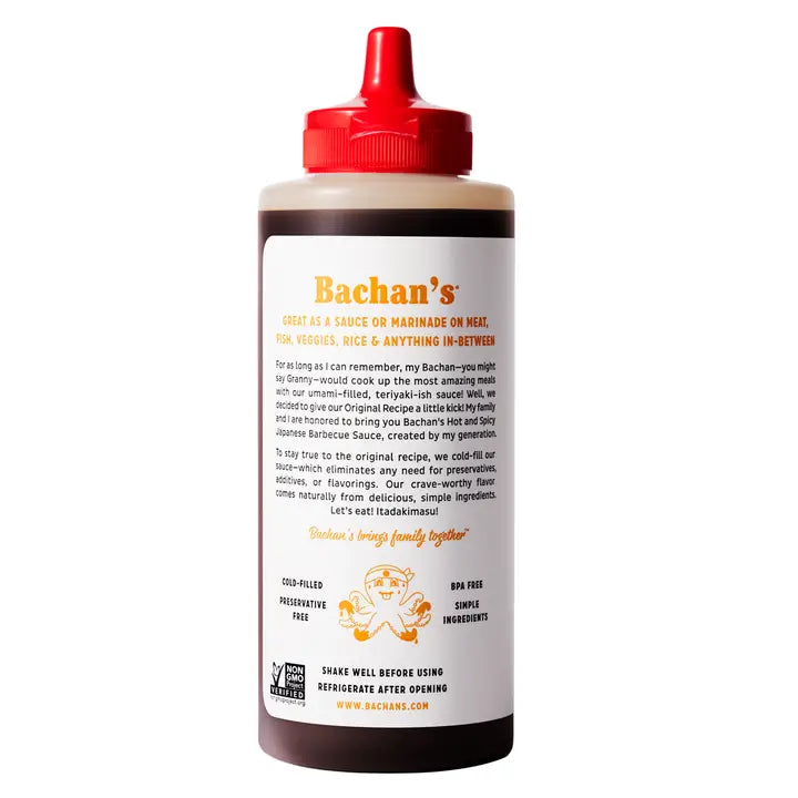 Bachans Hot and Spicy Japanese Barbecue Sauce