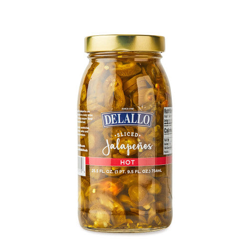 DeLallo Hot Sliced Jalapenos