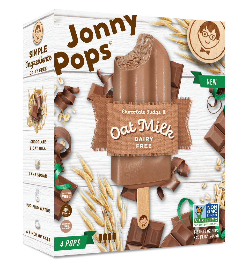 Jonny Pops - Chocolate Fudge dairy free - 4 ct