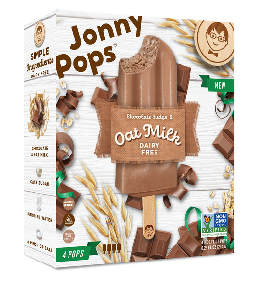 Jonny Pops - Chocolate Fudge dairy free - 4 ct