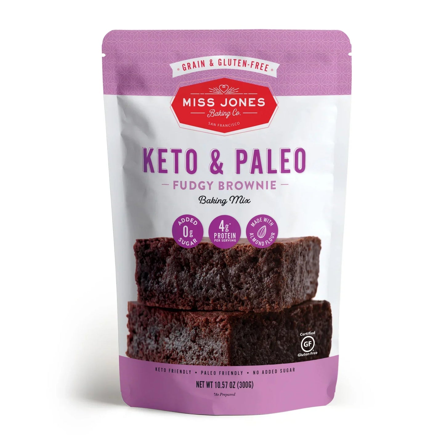 Miss Jones Baking Co Keto & Paleo Fudgy Brownie Mix