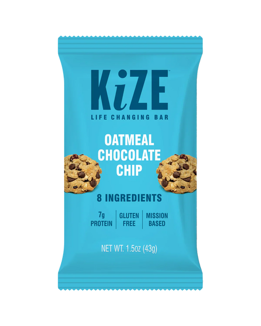 KIZE Oatmeal Chocolate Chip (Box of 12)