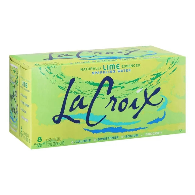 LaCroix Sparkling Water, Lime 8Pk/12Oz