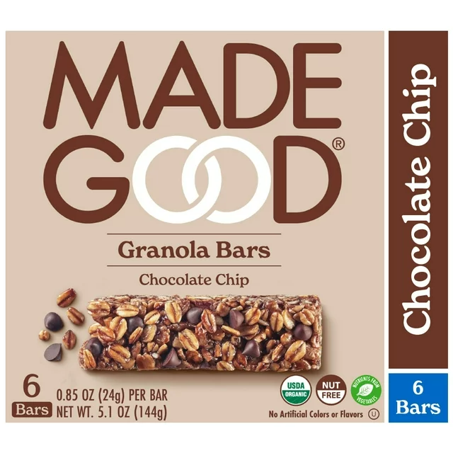 Madegood Chocolate Chip Granola Bars (6 Count)