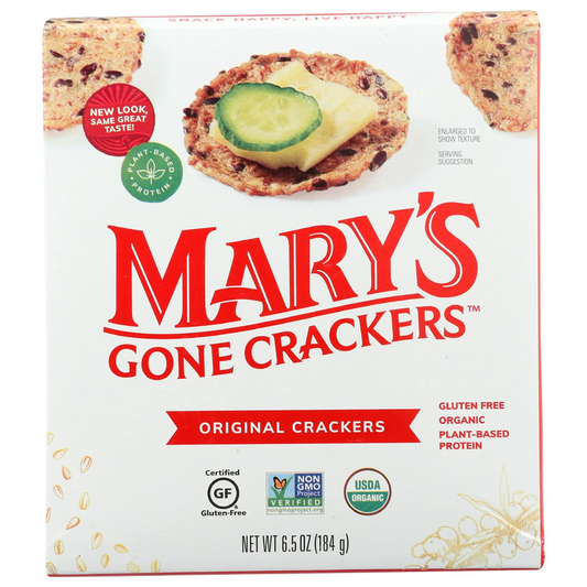 Mary's Gone Crackers Organic Original Cracker, 6.5 Ounce