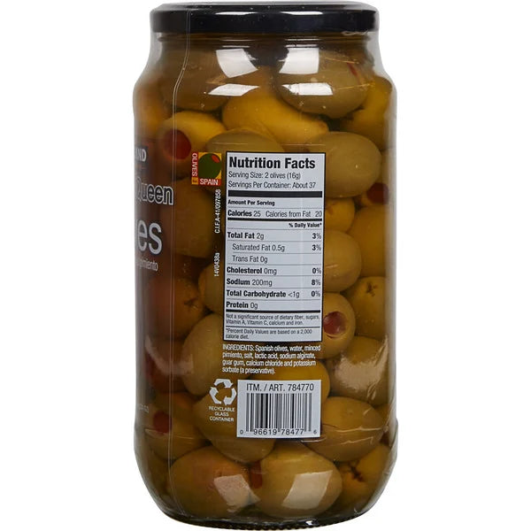 Kirkland Signature Spanish Queen Olives, 21 oz, 2-pack