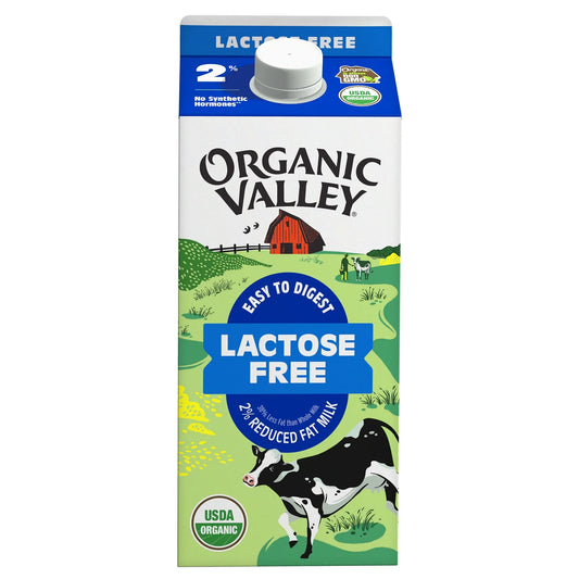 Organic Valley Lactose Free Milk 2%, 64 oz