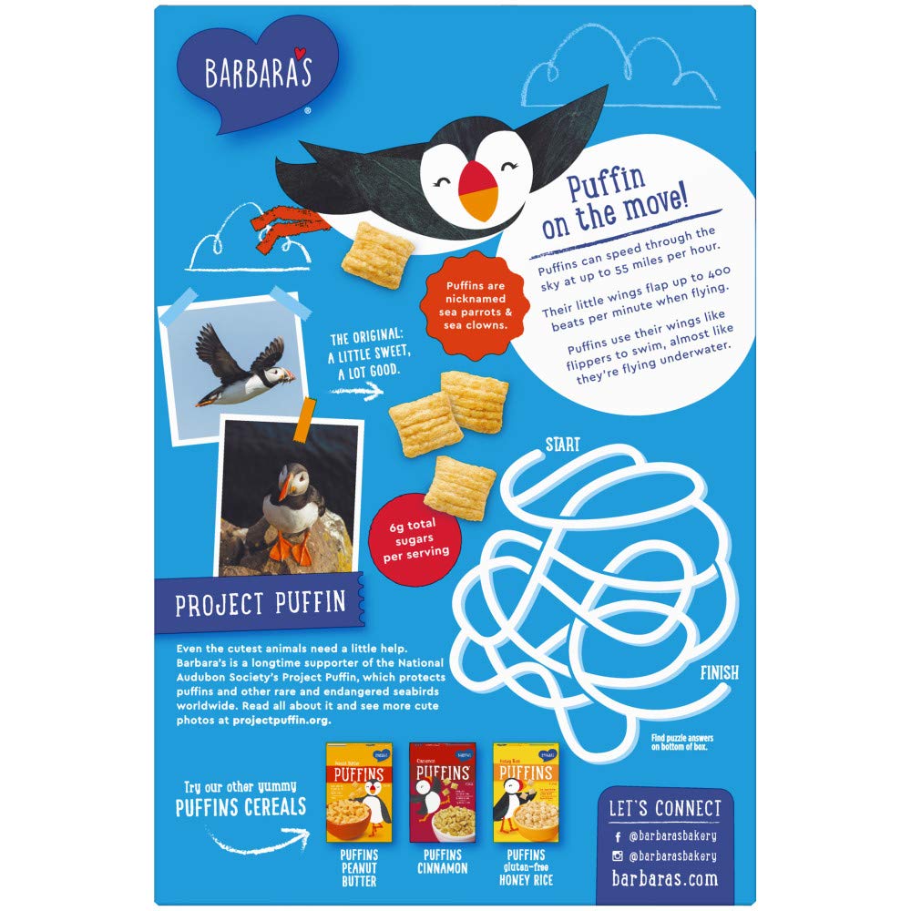 Barbara's Original Puffins Cereal, 11 oz