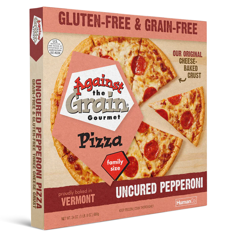 Against the Grain Frozen Pizza Pepperoni 12 In - 24OZ