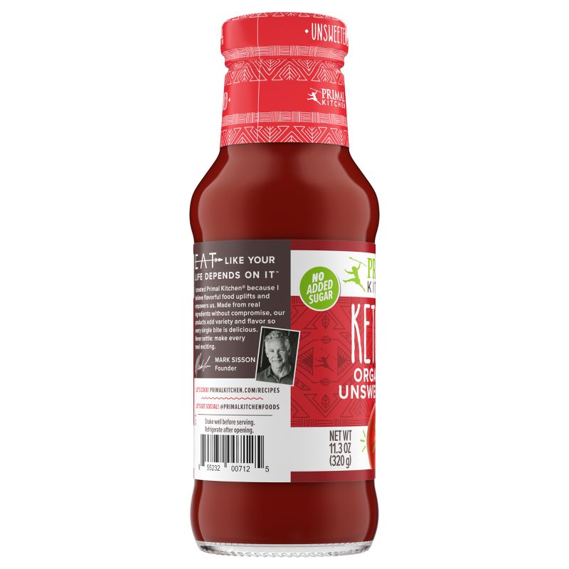 Primal Kitchen Unsweetend Organic Ketchup 11.13oz