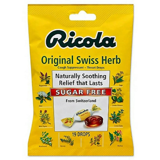 Ricola Original Herb Sugar Free Cough Drops 45pc