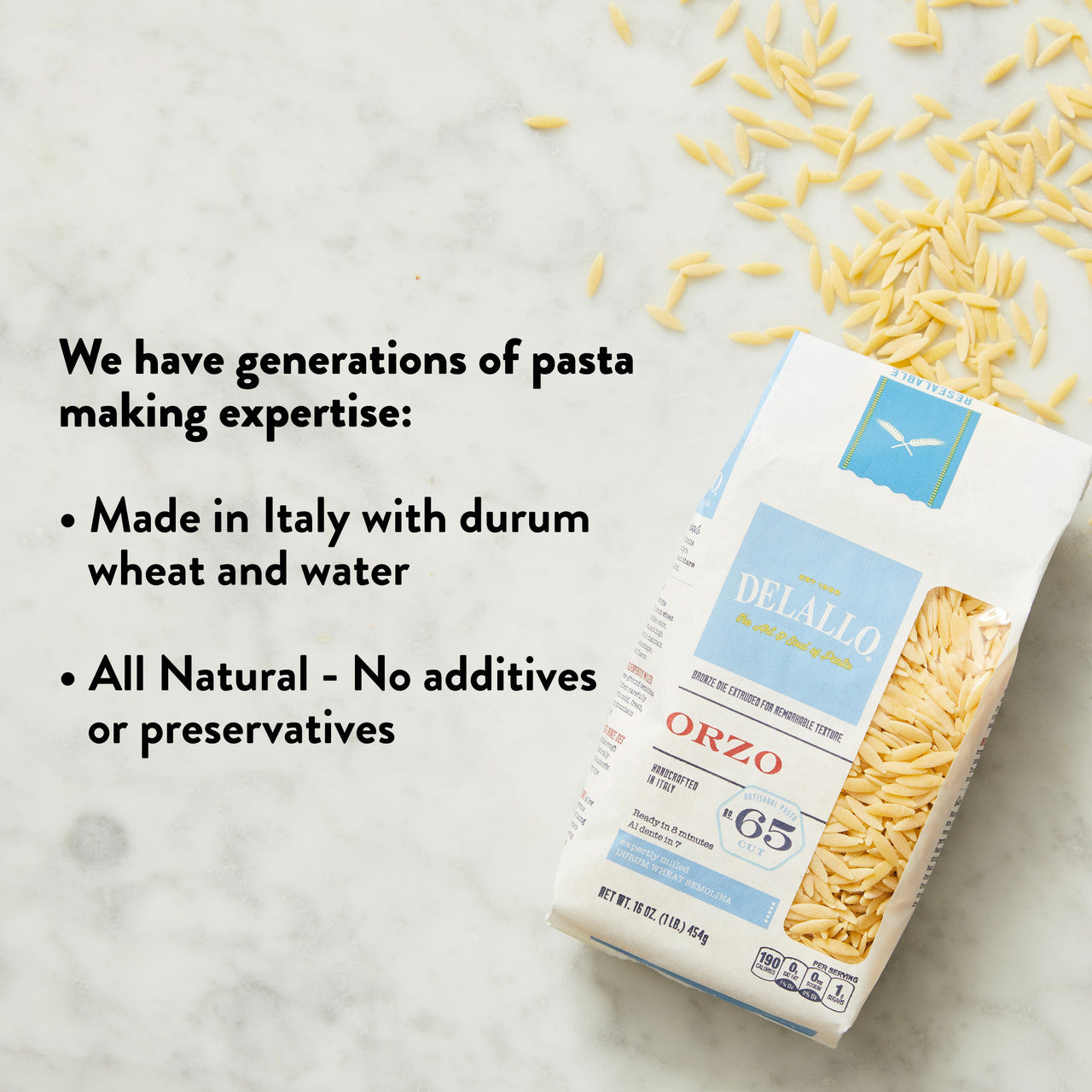 Delallo Orzo Pasta