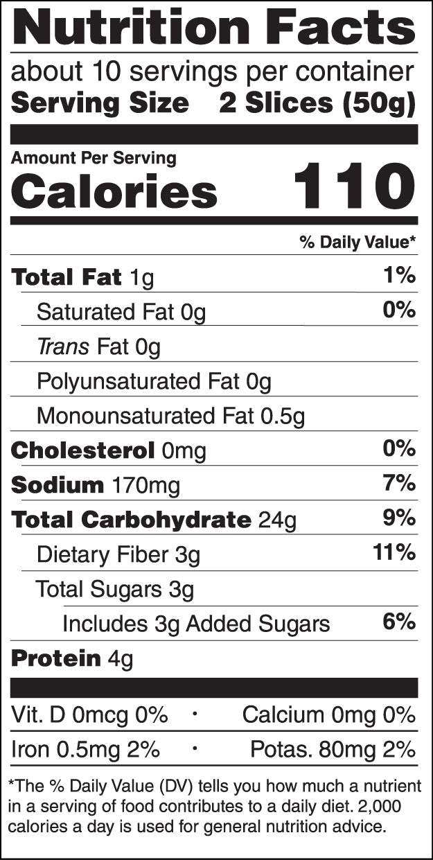 Rudis Organic Thin Sliced Honey Wheat Bread 18oz