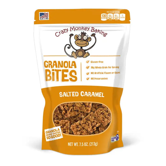 Crazy Monkey - Salted Caramel Granola Bites - 7.5 oz.