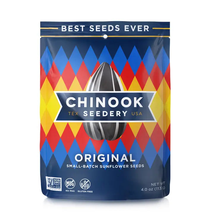 Chinook Seedery - Original Sunflower Seeds | 4oz Resealable | Superfood Snacks