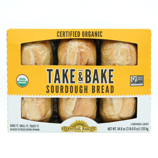 Essential Baking Co. Organic Sourdough Bread, 18.2 oz, 3-count