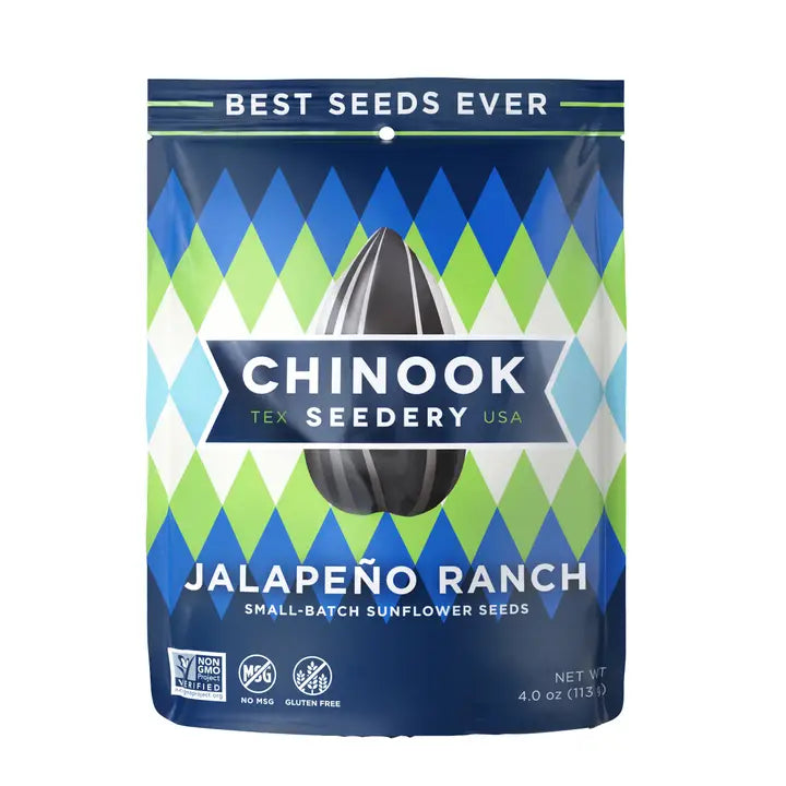 Chinook Seedery - Jalapeno Ranch Sunflower Seeds | 4oz Pack