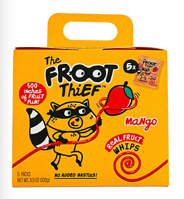 The Froot Thief Mango Fruit Whips, 5 Pk