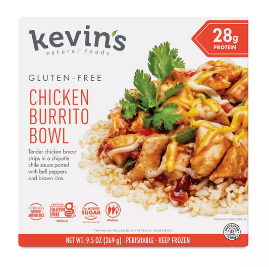 Kevin's Natural Foods Chicken Burrito Bowl