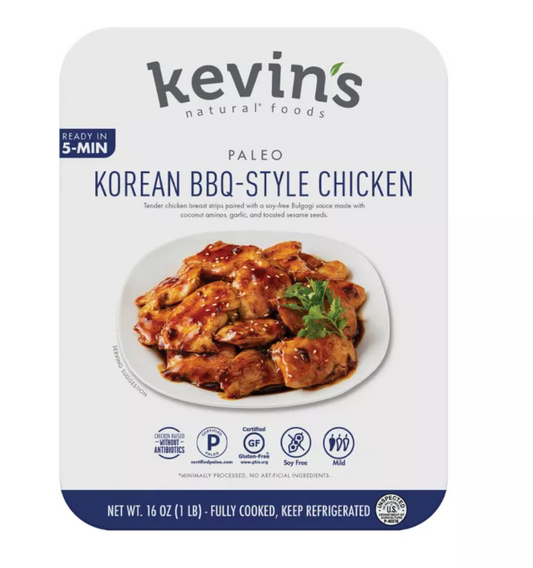 Kevin's Natural Foods Korean BBQ-Style Chicken - 16oz