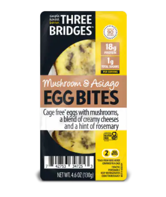 Three Bridges™ Mushroom & Asiago Egg Bites