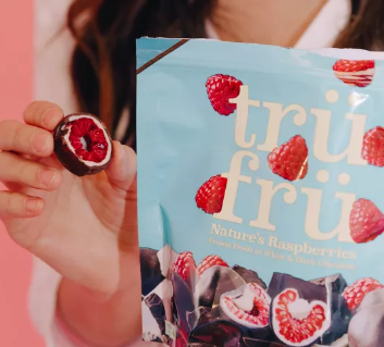 Tru Fru  Dark Chocolate Frozen Raspberries