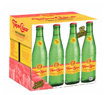 Topo Chico Twist of Grapefruit Sparkling Mineral Water 12 Pack